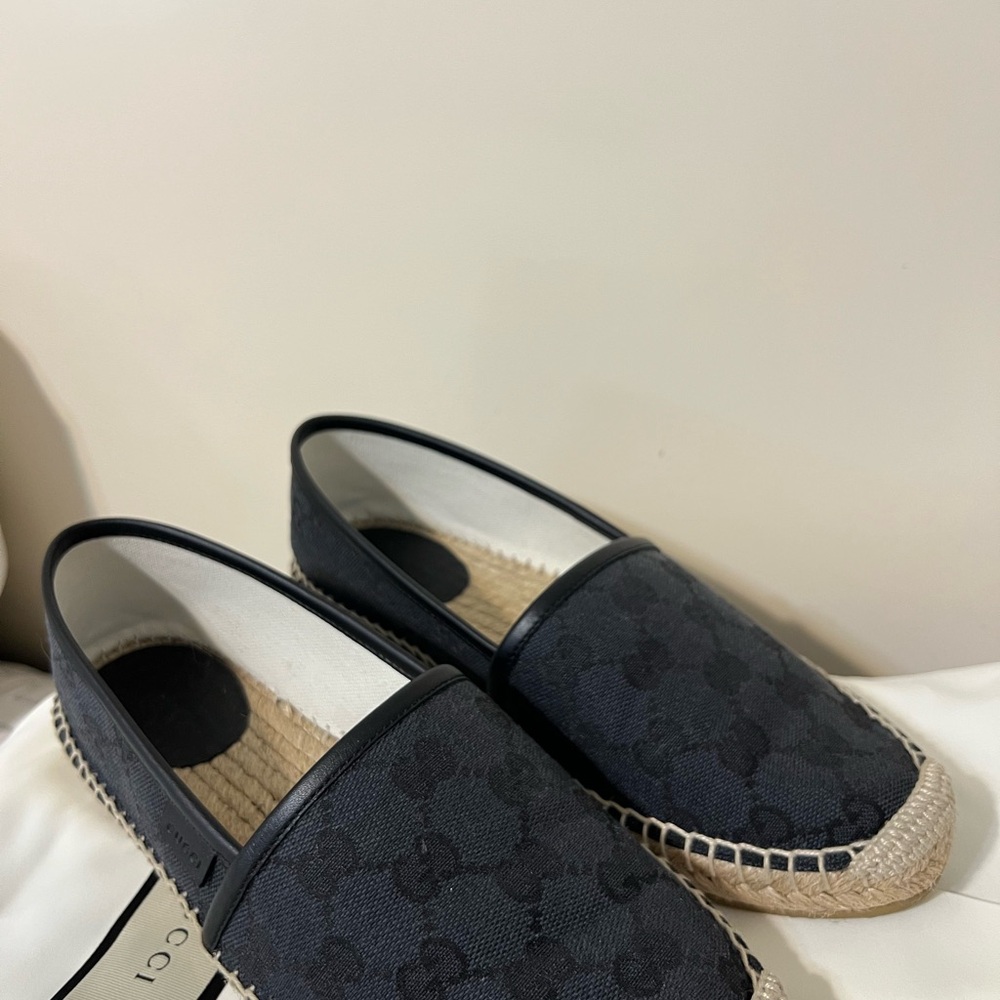Gucci Women's Dark Gray Espadrilles - Picture 2 of 4